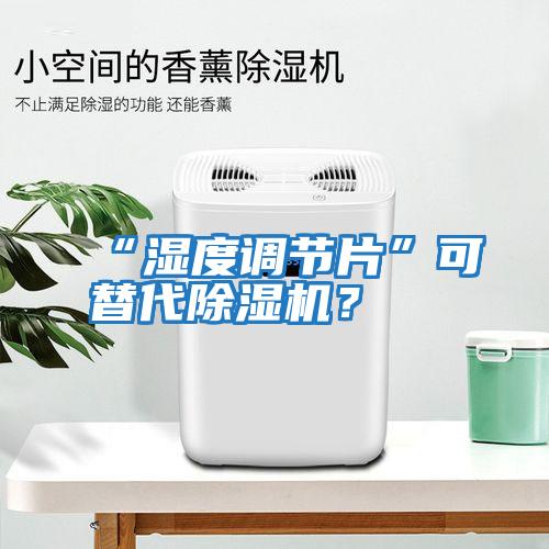 “濕度調(diào)節(jié)片”可替代除濕機(jī)？