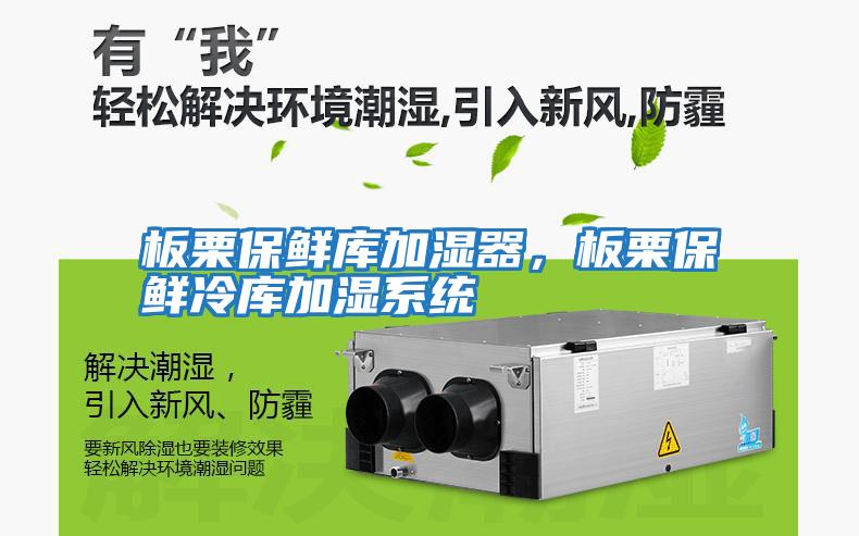 板栗保鮮庫加濕器，板栗保鮮冷庫加濕系統