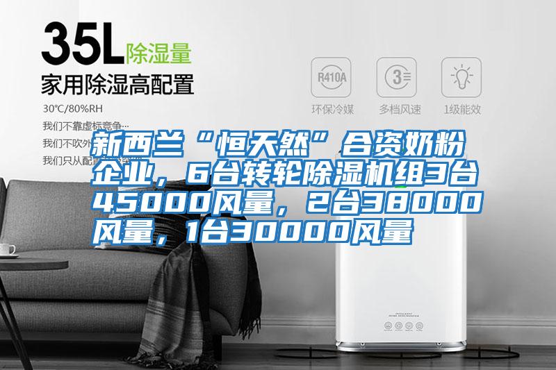 新西蘭“恒天然”合資奶粉企業，6臺轉輪除濕機組3臺45000風量，2臺38000風量，1臺30000風量