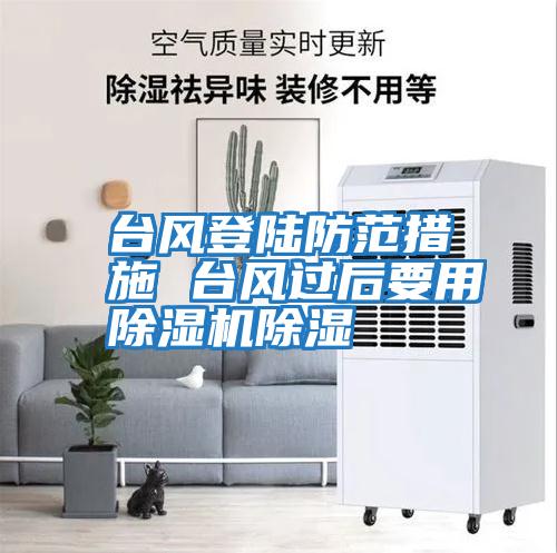 臺風(fēng)登陸防范措施 臺風(fēng)過后要用除濕機(jī)除濕
