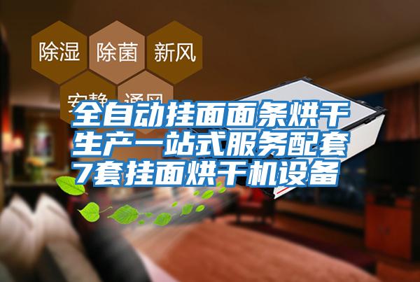 全自動掛面面條烘干生產(chǎn)一站式服務配套7套掛面烘干機設備