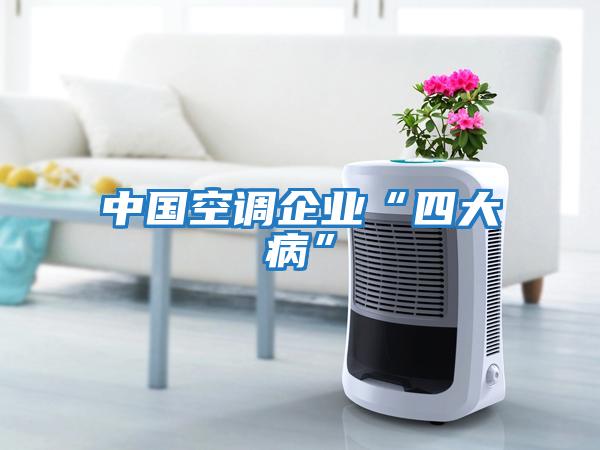 中國空調企業“四大病”