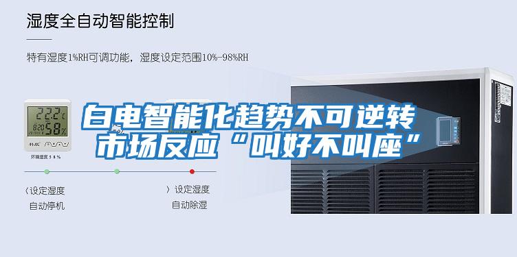白電智能化趨勢(shì)不可逆轉(zhuǎn) 市場(chǎng)反應(yīng)“叫好不叫座”