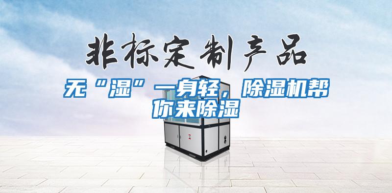 無“濕”一身輕，除濕機幫你來除濕