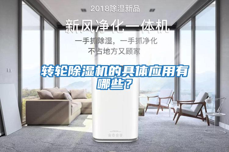 轉(zhuǎn)輪除濕機的具體應用有哪些？