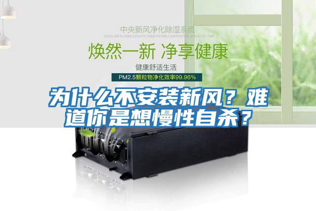 為什么不安裝新風？難道你是想慢性自殺？