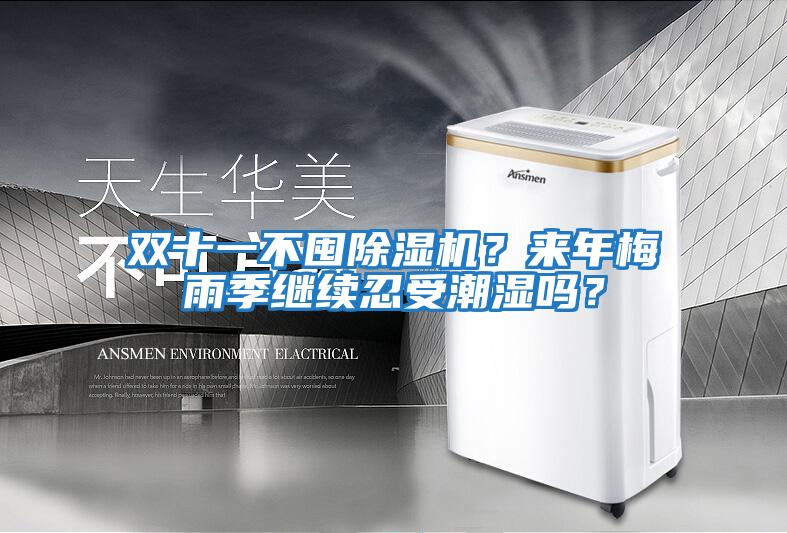 雙十一不囤除濕機？來年梅雨季繼續忍受潮濕嗎？