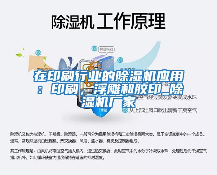 在印刷行業(yè)的除濕機(jī)應(yīng)用：印刷，浮雕和膠印_除濕機(jī)廠家