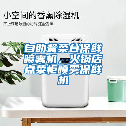 自助餐菜臺保鮮噴霧機(jī)，火鍋店點菜柜噴霧保鮮機(jī)