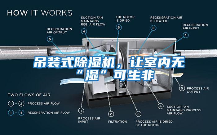 吊裝式除濕機，讓室內無“濕”可生非