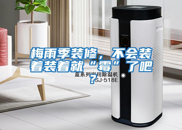 梅雨季裝修，不會(huì)裝著裝著就“霉”了吧？