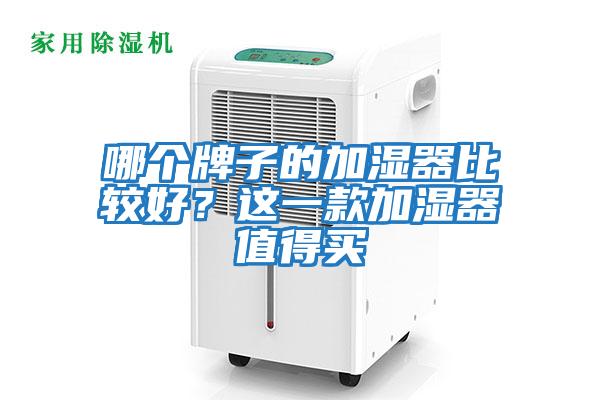 哪個牌子的加濕器比較好？這一款加濕器值得買