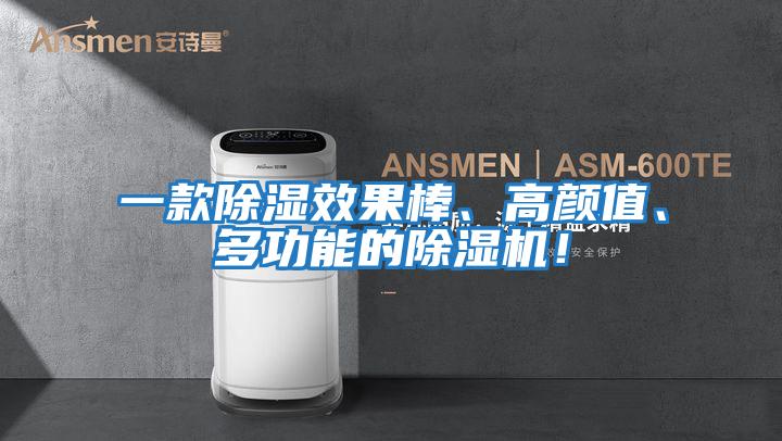 一款除濕效果棒、高顏值、多功能的除濕機！