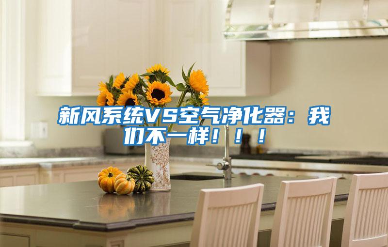 新風(fēng)系統(tǒng)VS空氣凈化器：我們不一樣?。。?/></p>
						    <p style=