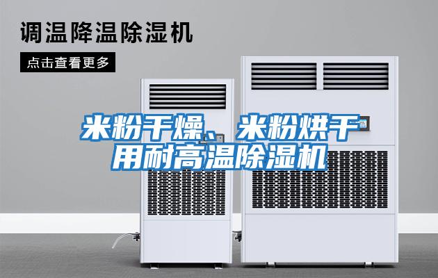米粉干燥、米粉烘干用耐高溫除濕機(jī)
