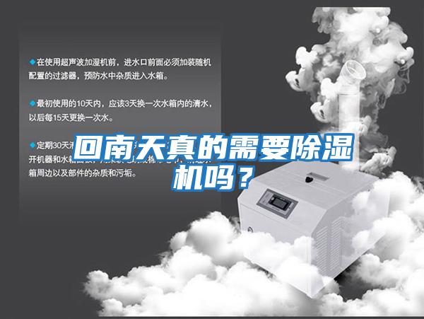 回南天真的需要除濕機嗎？