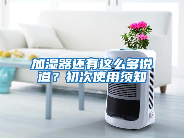 加濕器還有這么多說道？初次使用須知