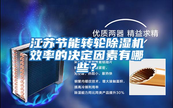 江蘇節能轉輪除濕機效率的決定因素有哪些？