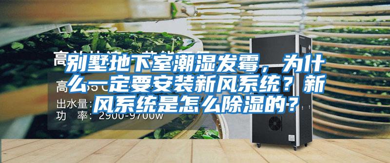 別墅地下室潮濕發(fā)霉，為什么一定要安裝新風系統(tǒng)？新風系統(tǒng)是怎么除濕的？