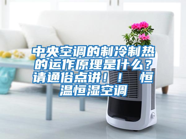 中央空調的制冷制熱的運作原理是什么？請通俗點講?。?恒溫恒濕空調
