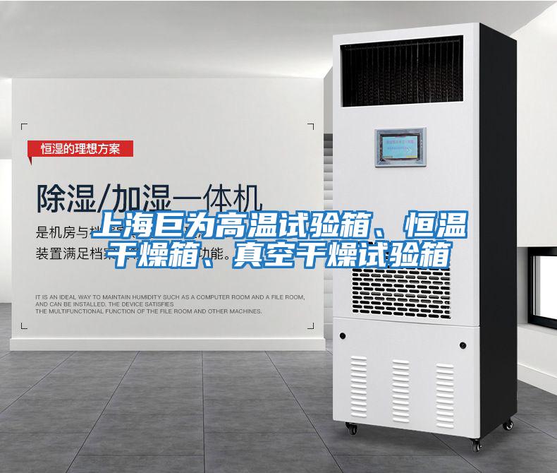 上海巨為高溫試驗(yàn)箱、恒溫干燥箱、真空干燥試驗(yàn)箱