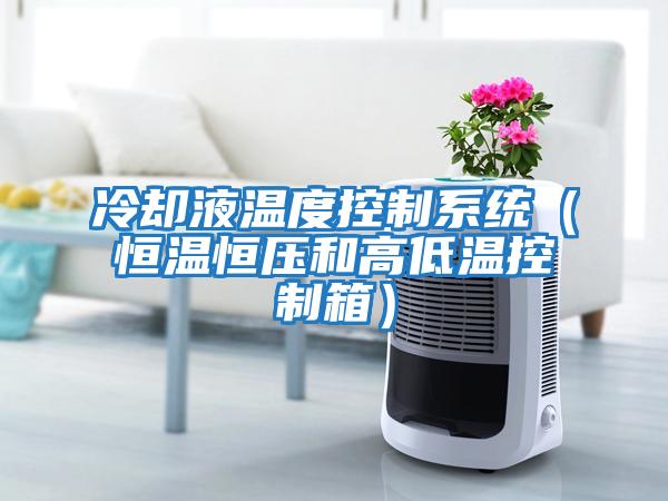 冷卻液溫度控制系統（恒溫恒壓和高低溫控制箱）