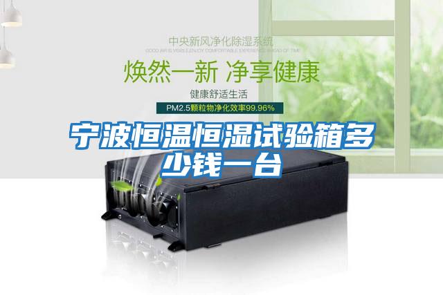 寧波恒溫恒濕試驗(yàn)箱多少錢(qián)一臺(tái)
