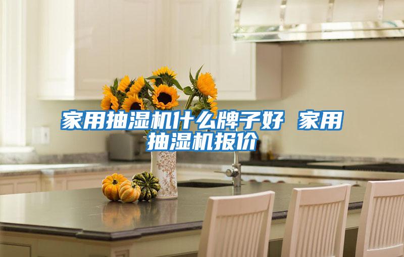 家用抽濕機(jī)什么牌子好 家用抽濕機(jī)報價