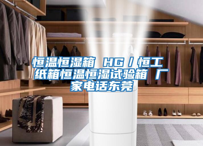 恒溫恒濕箱 HG／恒工 紙箱恒溫恒濕試驗(yàn)箱 廠(chǎng)家電話(huà)東莞