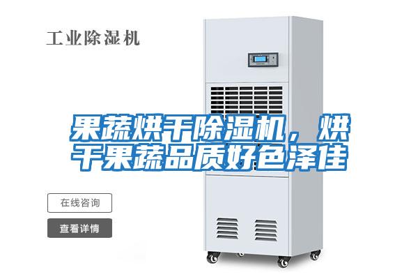 果蔬烘干除濕機，烘干果蔬品質(zhì)好色澤佳