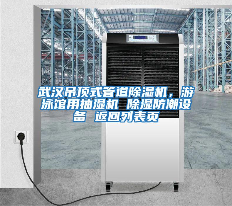 武漢吊頂式管道除濕機，游泳館用抽濕機 除濕防潮設備 返回列表頁