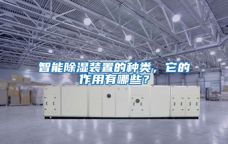智能除濕裝置的種類，它的作用有哪些？