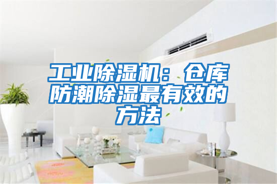 工業除濕機：倉庫防潮除濕最有效的方法