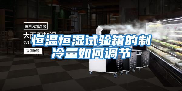 恒溫恒濕試驗箱的制冷量如何調節(jié)