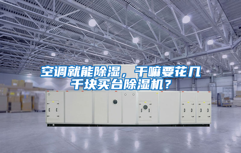 空調(diào)就能除濕，干嘛要花幾千塊買(mǎi)臺(tái)除濕機(jī)？