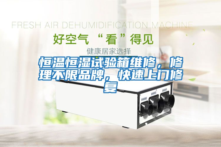 恒溫恒濕試驗箱維修，修理不限品牌，快速上門修復