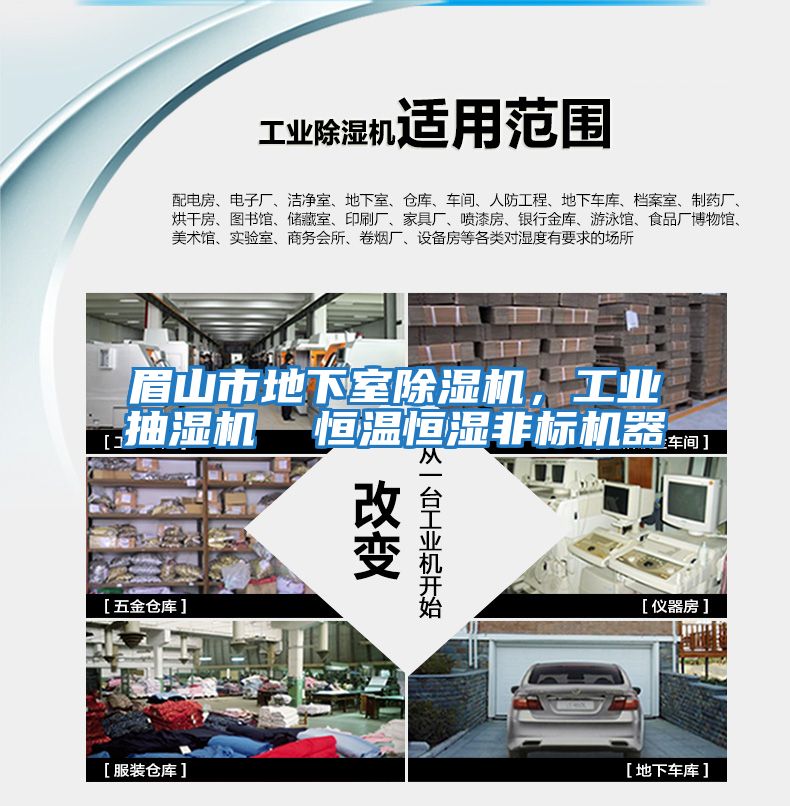 眉山市地下室除濕機，工業(yè)抽濕機  恒溫恒濕非標機器