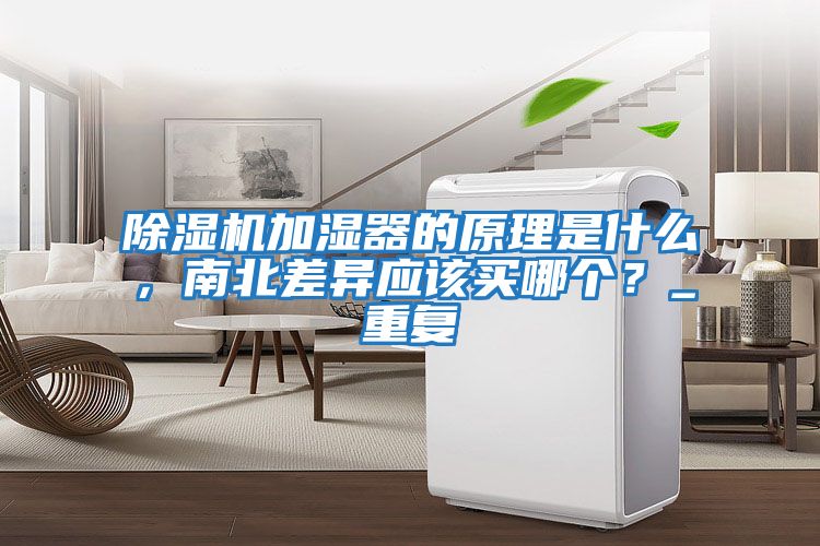 除濕機(jī)加濕器的原理是什么，南北差異應(yīng)該買哪個？_重復(fù)