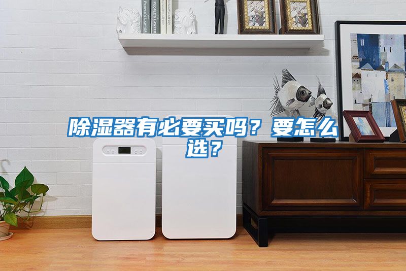 除濕器有必要買嗎？要怎么選？