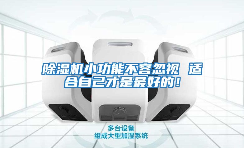 除濕機(jī)小功能不容忽視 適合自己才是最好的！