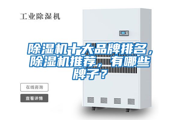 除濕機(jī)十大品牌排名，除濕機(jī)推薦，有哪些牌子？