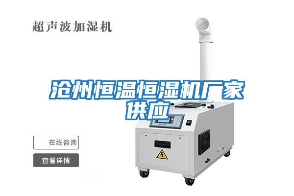 滄州恒溫恒濕機廠家供應