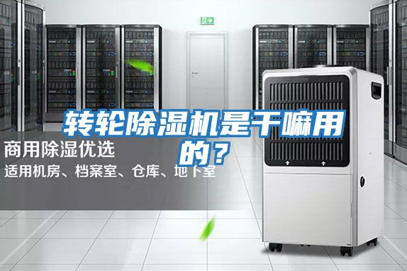 轉輪除濕機是干嘛用的？