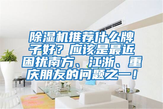 除濕機推薦什么牌子好？應該是最近困擾南方、江浙、重慶朋友的問題之一！