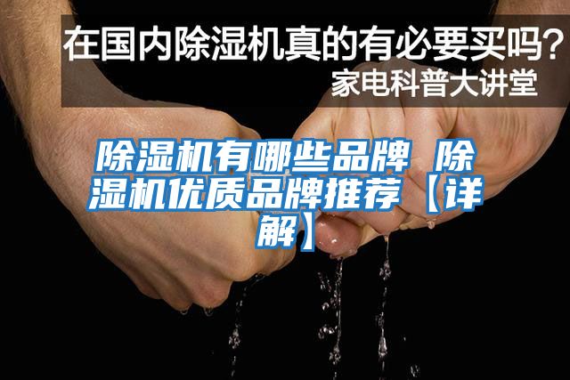 除濕機有哪些品牌 除濕機優質品牌推薦【詳解】