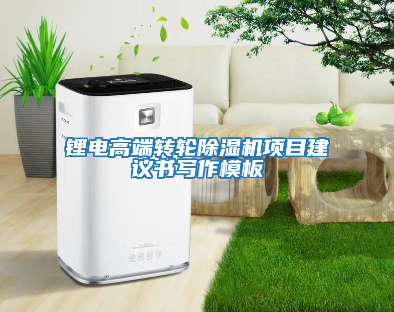 鋰電高端轉(zhuǎn)輪除濕機(jī)項(xiàng)目建議書(shū)寫(xiě)作模板