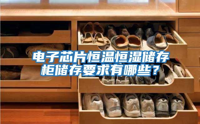 電子芯片恒溫恒濕儲存柜儲存要求有哪些？
