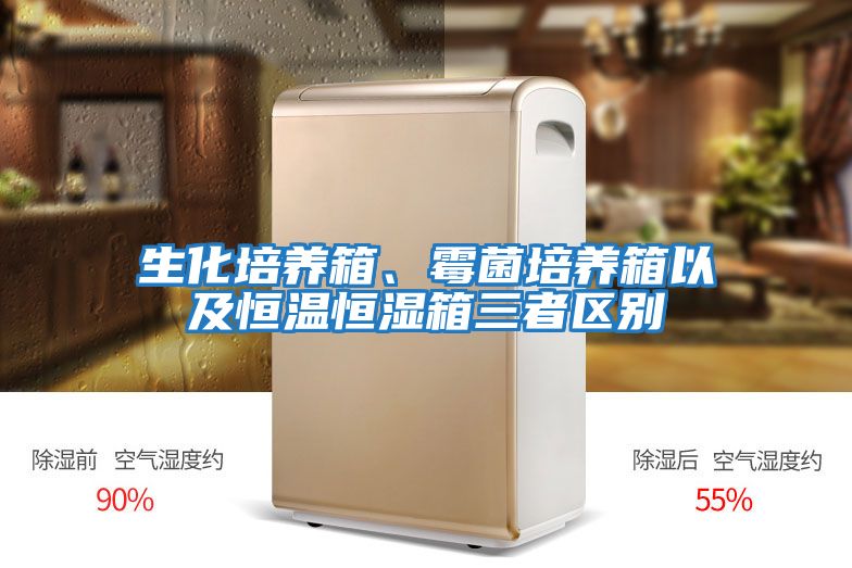 生化培養箱、霉菌培養箱以及恒溫恒濕箱三者區別