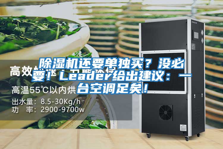 除濕機(jī)還要單獨(dú)買？沒(méi)必要！Leader給出建議：一臺(tái)空調(diào)足矣！