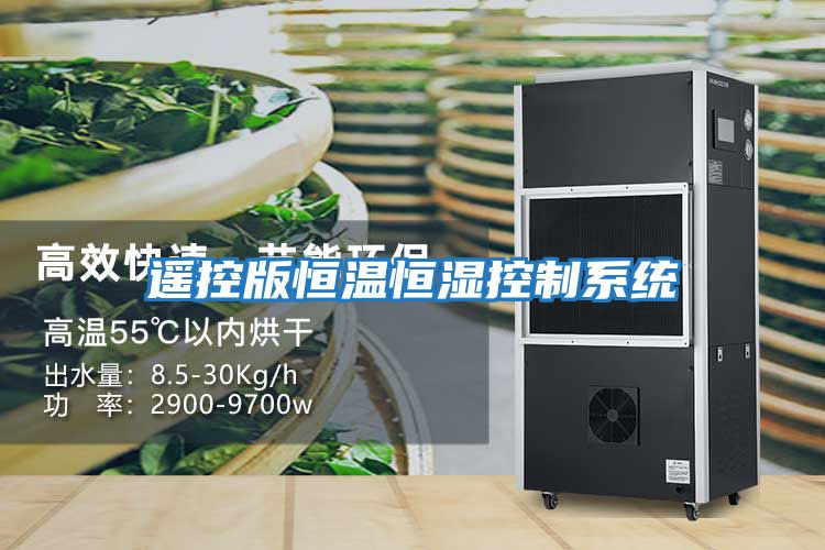 遙控版恒溫恒濕控制系統